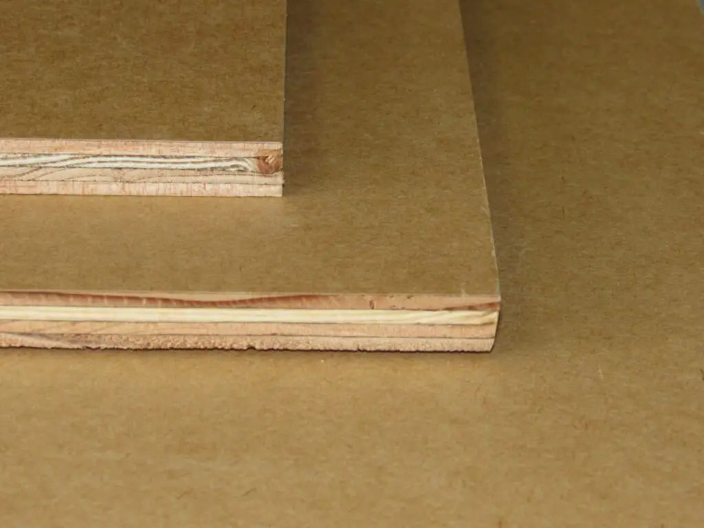 A stack of MDO panels.